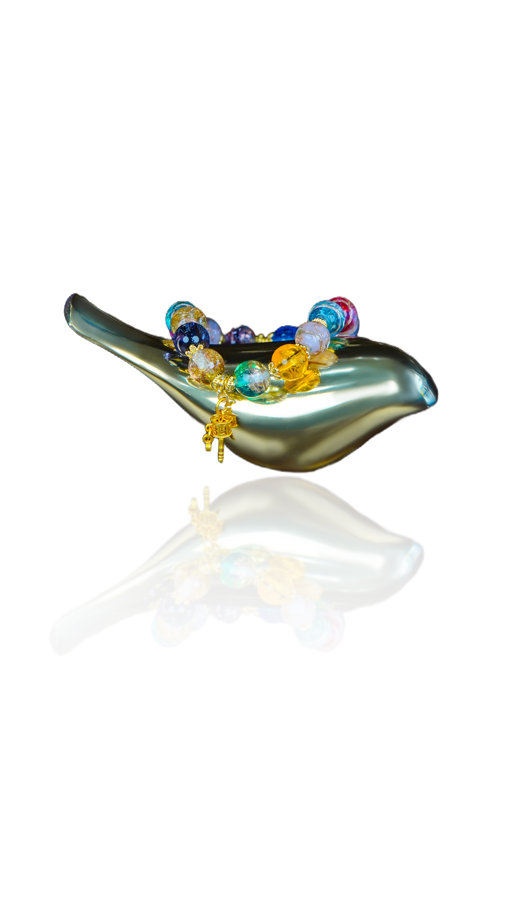 Incense Ash Blessing Duobao Crystal Energy Bracelet